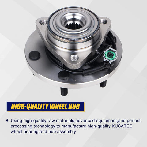 Front Wheel Bearing Hub Assembly Direct Fit For Infiniti QX56 2004 2005 2006 2007 And Nissan Armada Pathfinder Titan 2004-2007