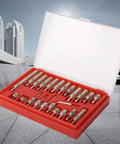 Pro Grade Dial Indicator Extension Set With Steel Probes 22 Tips M2.5 Thread 0.01mm Resolution Stainless Steel Test Indicator Points Kit