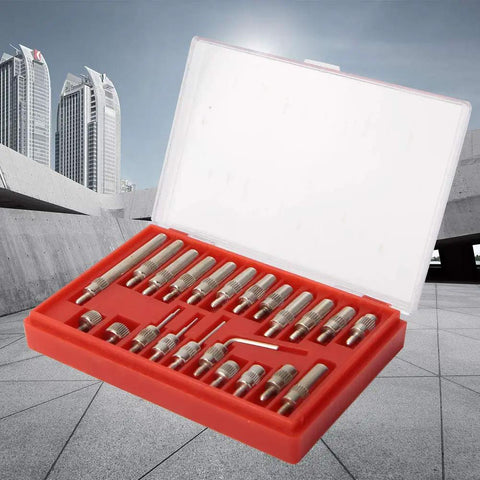 Pro Grade Dial Indicator Extension Set With Steel Probes 22 Tips M2.5 Thread 0.01mm Resolution Stainless Steel Test Indicator Points Kit