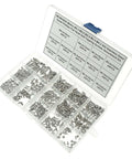 370 Piece Metric 304 Stainless Steel Phillips Flat Head Self Tapping Screws Assortment Kit With M2.2 M2.6 M2.9 M3.5 M4.2 Sizes