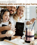 Family baking with Pro Sourdough Bread Starter Kit With 34 Oz Jar Funnel Opening Silicone Cover And 5 Handy Features