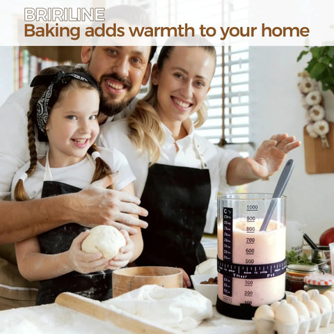 Family baking with Pro Sourdough Bread Starter Kit With 34 Oz Jar Funnel Opening Silicone Cover And 5 Handy Features