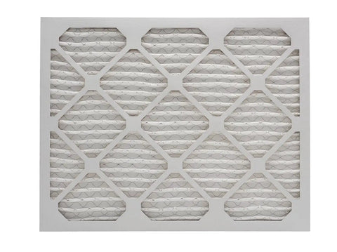 Front view of a 14x24x1 MERV 11 Pleated HVAC Filter, part of a pack of 6, designed to fit standard 1 inch slots for homes and offices.