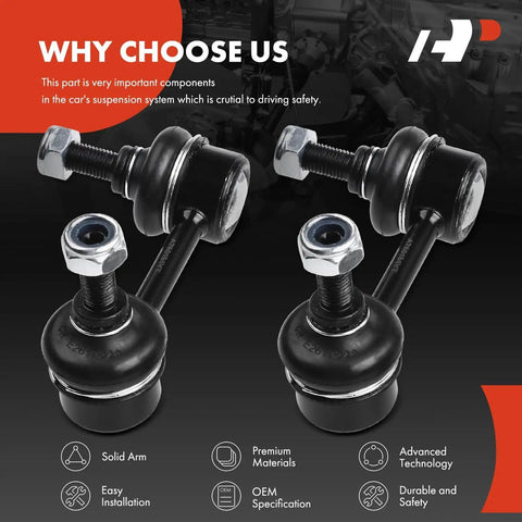 Two Pack Rear Sway Bar Links For Honda CR V 2007 2017 Stabilizer End Links Replacement Kit to Tighten Handling And Enhance Ride Quality