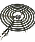8 Inch Large Surface Electric Stove Burner Coil Replacement For GE 6 Turn Range With Plug And Play Terminals 2350W 1765W Easy Install Fit For Your Home Cooktop By AMI PARTS, shown from top view