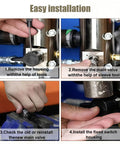 Installation guide for 257352 Prime Spray Valve And Drain Valve Replacement for UltraMax and GMax airless paint sprayers.