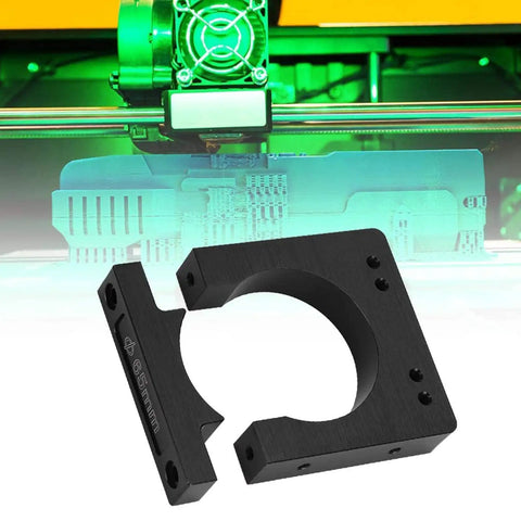 Heavy Duty Aluminum Motor Bracket For Engravers 52 65 80mm Center Hole Spindle Holder Mount Kit with CNC machine backdrop