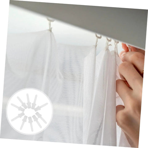 Close-up of hands using the Grab This Top Shelf Shutter Repair Kit With Heavy Duty Plastic Pins And Rust Proof Staples.