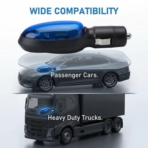 Upgraded Gas Saver And MPG Booster With Real Time Fuel Sync For Cars And Trucks Plug In Portable Fuel Shark above car and truck