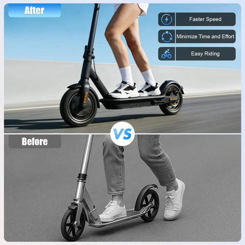 Electric scooter comparison highlighting speed with 48V 2000W Brushless DC Motor Kit With 4300RPM High Speed Electric Motor, ideal for bikes.