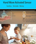Under Cabinet LED Lighting With Motion Sensor Bar For Kitchen Cabinets Above Sink Linkable And A No Brainer For Countertop Use Pro Grade Bright Task Lighting In Natural White