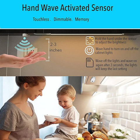 Under Cabinet LED Lighting With Motion Sensor Bar For Kitchen Cabinets Above Sink Linkable And A No Brainer For Countertop Use Pro Grade Bright Task Lighting In Natural White