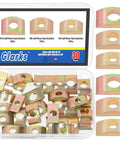 Half Moon Nuts And Washers Kit All In One 30 Piece Set M6 M8 M10 with storage box, shown in organized sections.