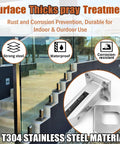 Square 304 Stainless Steel Glass Floor Spigots Deck Railing Clamps Adjustable For Ten To Fifteen Millimeter Frames Hella Solid Pool Staircase Mounts Slick Silver on outdoor staircase.