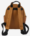 Back view of Snag This Totally Rad Scooby Doo Big Face Mini Backpack Purse crafted from premium faux leather with padded straps.