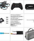 Beginner Friendly FPV Drone With Optical Flow Position Hold For Easy No Cap Hovering And Smooth Landings Indoor Outdoor RC Quadcopter Kit With T8S 8CH 2 4GHz Transmitter 2S 850mAh Battery Propeller Guard Turtle Mode components layout