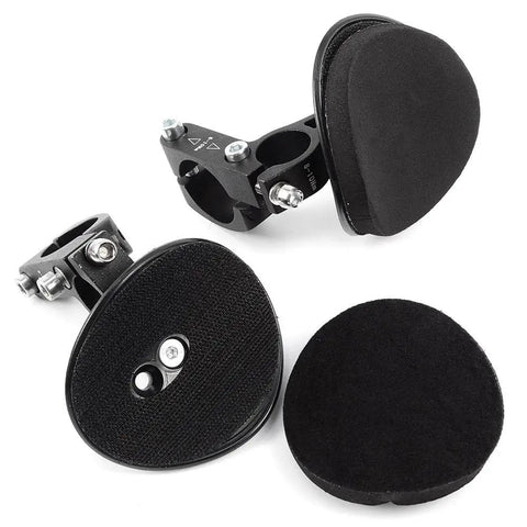 Adjustable Bike Rest Handlebar TT Bar 31.8mm Aero Bar for Road and Mountain Bikes with cushioned pads and clamps shown