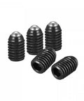 Ball Point Set Screws M8 x 12mm High Carbon Steel Hex Socket Grub Screw 20 Pack Spring Ball Plunger Action Durable Wear Resistant Fasteners