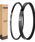 Clutch Drive Belt And Starter Generator Belt Kit For Club Car DS 1997 Up And Club Car Precedent 2004 Up Gas Golf Carts Replaces OEM 1016203 And 101916701, 2 belts with packaging