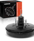 Heavy Duty Vacuum Brake Booster Fits Ford Edge 2007 To 2010 And Lincoln Mkd 2007 To 2010 And Mazda CX9 with black finish and bolt fittings.