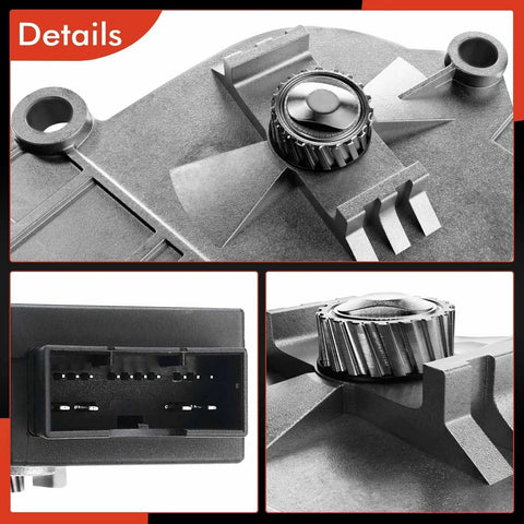 Close-up view of Sunroof Motor For Ford Explorer 2011-2017 with 14 Pin Connector, showcasing detailed assembly features.