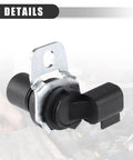 Heavy Duty Transmission Vehicle Speed Sensor Direct Fit For Ford F150, detailed view showing ABS housing and connector.