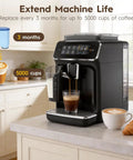 Two Pack Water Filters With Two 250ml Universal Descaler Bottles For Compatible Coffee Machines Plug N Play Easy Fit Replacement Kit Keeps Brew Quality Prevents Scale Prolongs Machine Life, coffee machine use