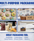 Multi-purpose packaging with Clear 2x2 Inch Resealable Zip Top Plastic Bags 1000 Pack With Zipper Seal for various storage uses.