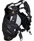 Women's Axiom Jacket Style Dive BCD With Wrapture Harness And SureLock II Weight System in black and white