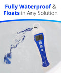 PH Meter Pen With Float For Hydroponics And Water Testing, 0.1 pH Accuracy, Durable Double Junction Probe, Waterproof And Floats