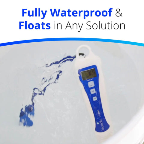 PH Meter Pen With Float For Hydroponics And Water Testing, 0.1 pH Accuracy, Durable Double Junction Probe, Waterproof And Floats