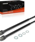 Front Inner Tie Rod End Replacement For Acura RSX 2002 To 2006 2.0L L4 Front Left And Right Sides Driver And Passenger Side Easy Install Plug And Play To Fix Uneven Tire Wear And Improve Steering, two tie rod ends with hardware