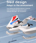 3 In 1 Water Land Air RC Plane For Beginners With Gyro Stabilizer, sled design adaptation, foam EPP material