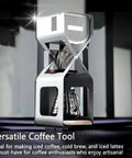 Premium Electric Ice Drip Coffee Maker With Glass Carafe And Led Touchscreen For Smooth Cold Brew At Home, featuring sleek design.