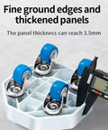 Heavy Duty Furniture Mover Set With Wheels To Slide Couches, Fridges, And Washing Machines Effortlessly Across Wood Floors And Carpets For Any Tough Moving Job Without A Struggle, showing thickened panel and wheel detail.