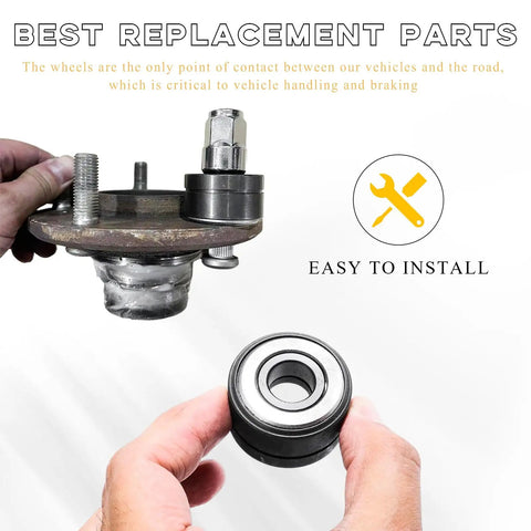 Professional Wheel Stud Installer Tool For Cars And Trucks Boasts Rust Resistant Steel Design shown during installation.