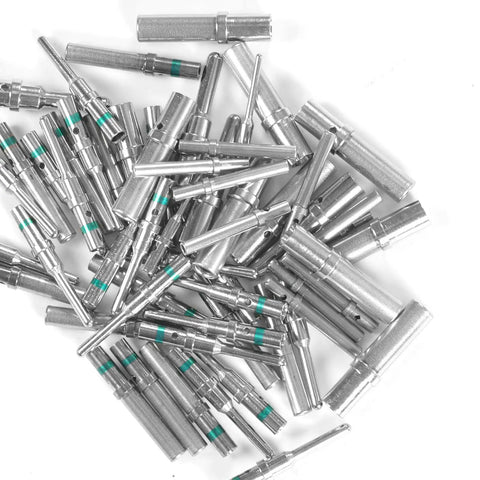 Solid Pin Connector Kit for DTP DT DTM Series Connectors With Closed Barrel Contacts displayed on white background