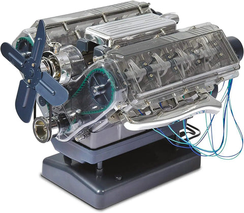 Build Your Own V8 Engine Toy Kit With Augmented Reality Realistic Engine Roars And Illumination Four Modes 250 Plus Pieces Ideal Hands On DIY Model