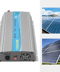 1000W Grid Tie Inverter For Solar Panels, Pure Sine Wave MPPT, 90V-140V Output, 22-50VDC Input, No Battery Needed, Plug And Play Design