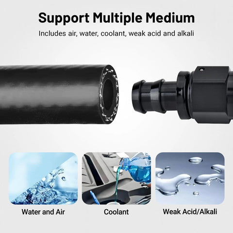 Three Quarters Inch Silicone Heater Hose For Automotive Radiator And Coolant System, Straight Fit SAE J20R3, supports multiple mediums