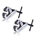 Deep Throat Welding And Fabricating C Clamp With T Handle, Heavy Duty Lever Clamp For Welding, Metalworking, Woodworking, And Automotive Repairs, Cantilever Arm, 1 In Opening, 2 Pack.