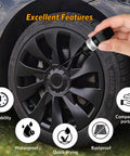 Applying Black Rim Touch Up Paint Kit For Wheels 2 In 1 Wheel Paint For Rims Scratch Repair Pen Set Curb Rash Fix on black alloy rim
