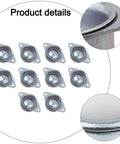 Heavy Duty Nylon Ball Casters Gliding Smooth As Butter With Quiet Roller Wheels And A Tough Galvanized Mount, 10 pack brackets.