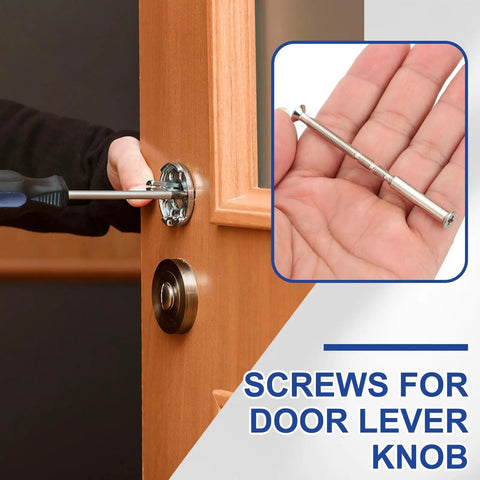 M4x70 Door Handle Screws 10 Pack Cabinet Drawer Pull Fasteners With M4x25 Sleeve Bolts Breakaway Hardware For Door Levers Knobs