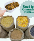 Long Handle Plastic Measuring Spoon 1 Teaspoon 5 Milliliters For Coffee Protein Powder Pet Food Spices Grains Dry Goods BPA Free Food Grade Accurate Portion Control Easy To Scoop in use with different grains and dry goods in sacks.