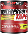 Heavy Duty Waterproof Tape 4 Inch By 10 Ft Rubberized Seal Patch For Active Leaks Sticks On Wet Surfaces Quick Fix Roofs