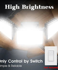 LED Outdoor Flood Light 120W 12000 Lumens IP66 Waterproof Security Floodlight, 4500K Warm White, multicolor lighting angles.