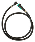 Kitchen Pull Down Hose Replacement For F5297PD Pasadena Faucet, Flexible Sprayer Hose in black with connectors