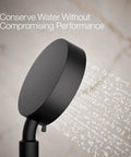 Purist Four Function Handshower With Three Spray Modes For Full Coverage Pulsating Massage And Silk Spray 2.5 GPM Matte Black