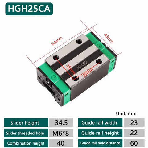 Top Shelf Bearing Steel Linear Rail Carriage Block Delivering Slick Precision Glide And Rock Solid Stability Perfect For DIY 3D Printers CNC Machines And Heavy Duty Weekend Projects